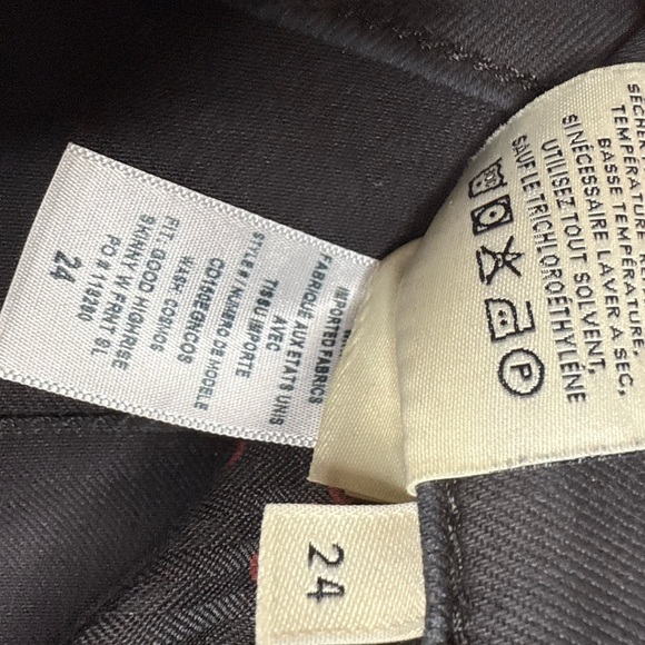 Alice + Olivia Black Cosmic Jeans AO.LA Sz 24 Used - Picture 3 of 12